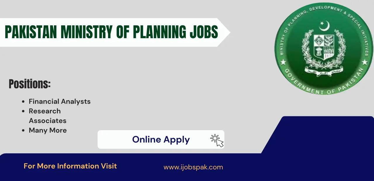 Pakistan Ministry of Planning Jobs 2024 Advertisement Online Apply