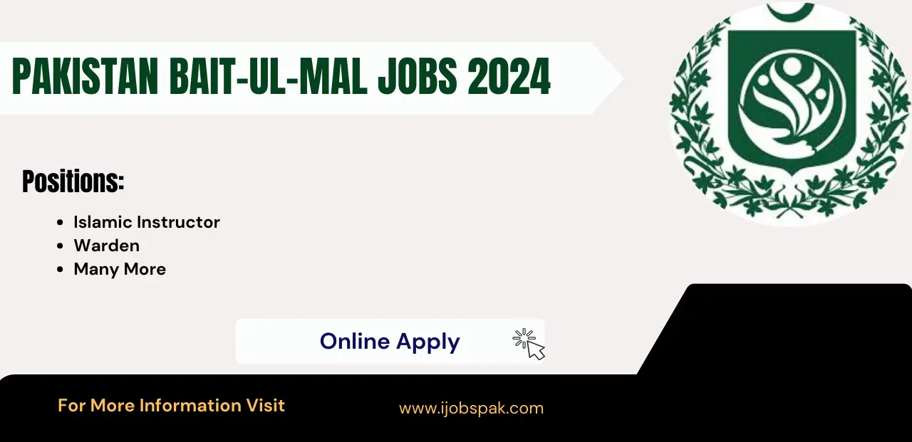 Pakistan Bait-ul-Mal Jobs 2024 Advertisment Apply Online